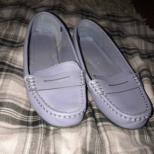 Powder blue old navy loafers